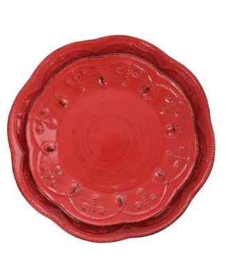 Rustic Birch 16 Pc. Dinnerware Set, Service for 4