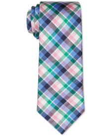 Men's Multi Plaid Slim Tie