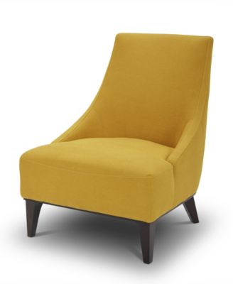 kuka leather accent chair