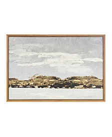 Foggy Morning Framed Canvas Art, 25.2" L x 37.2" W
