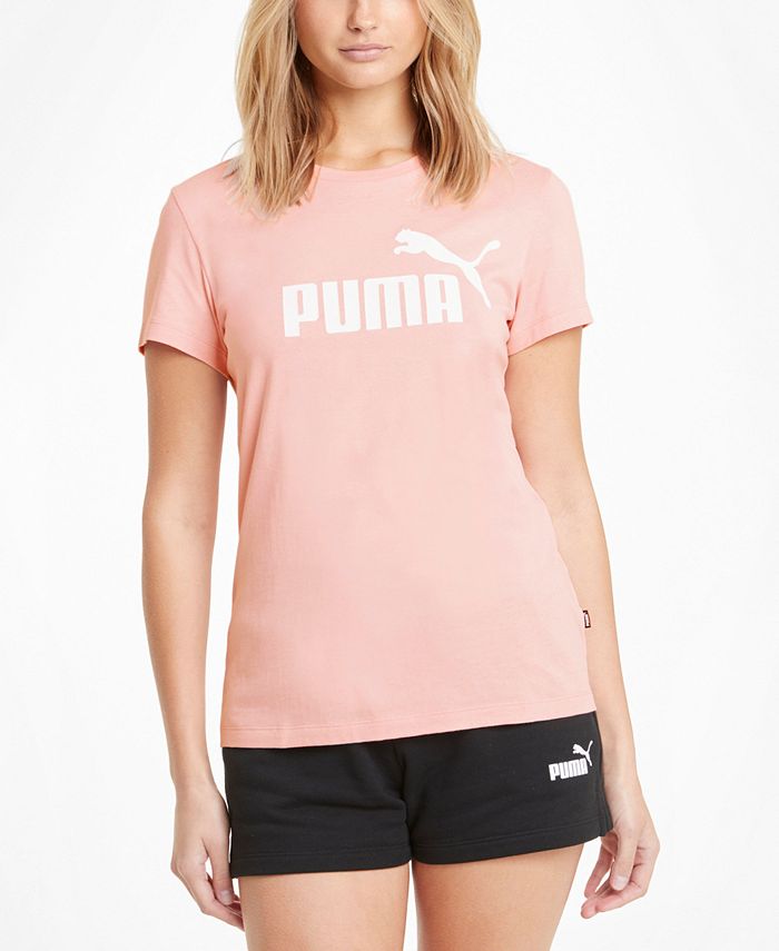 Puma Women\'s Essentials Graphic Short Sleeve T-Shirt - Macy\'s