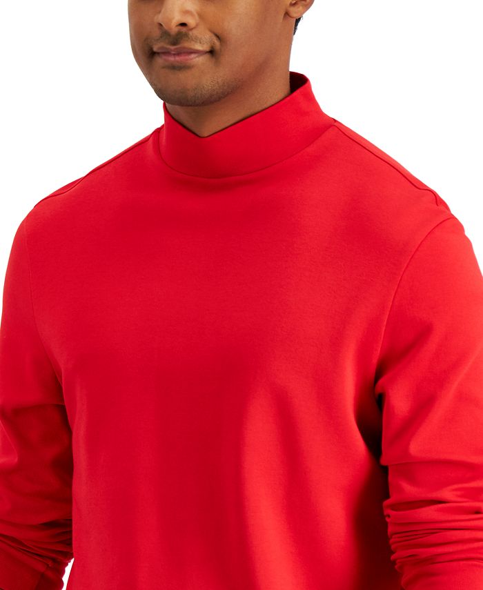 Club Room Men's Solid Mock Neck Shirt, Created for Macy's & Reviews