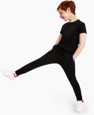 Big Boys Solid Moto Knit Jogger