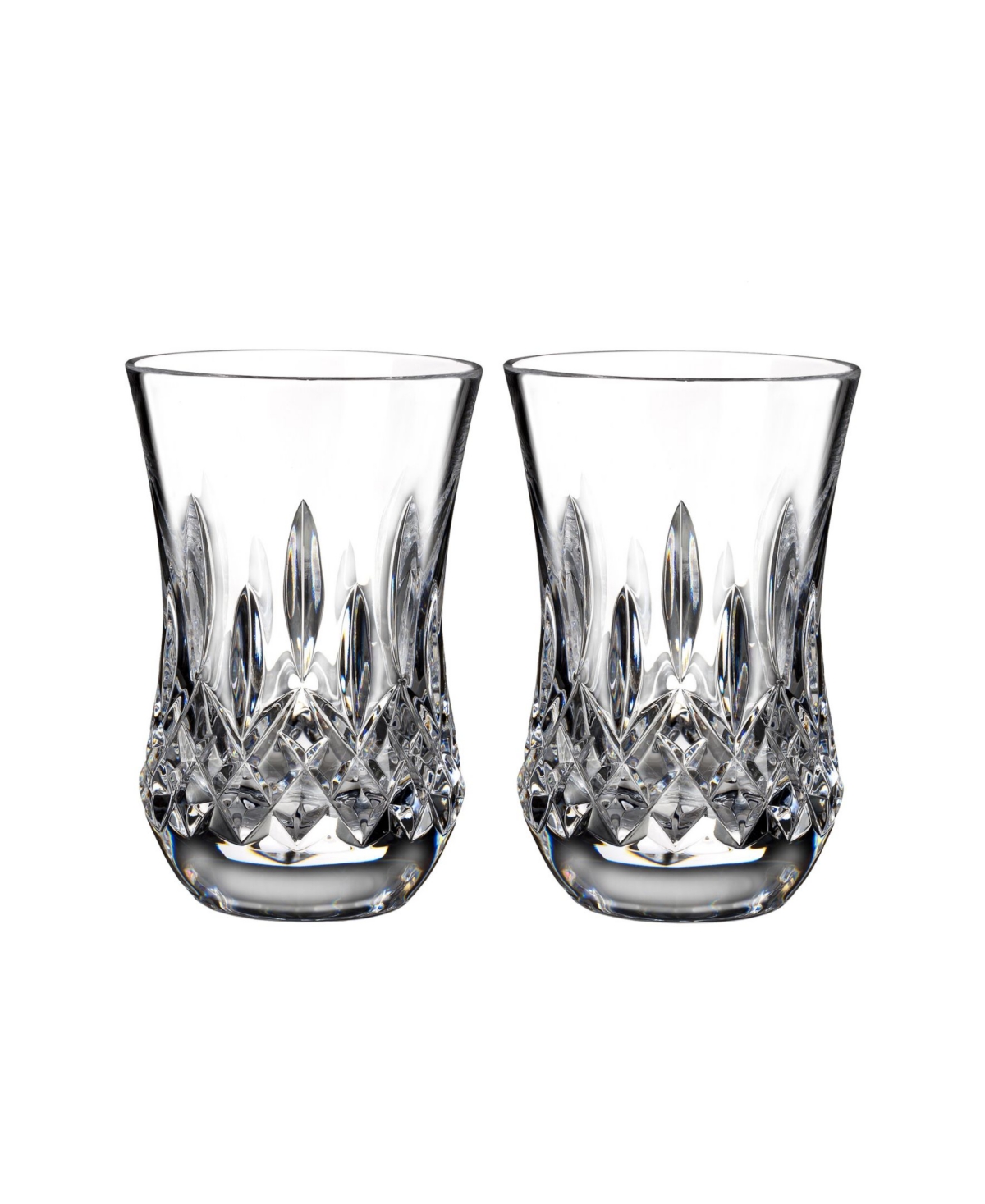 Waterford Connoisseur Lismore Flared Tumbler 5 Oz, Set Of 2 In No Color