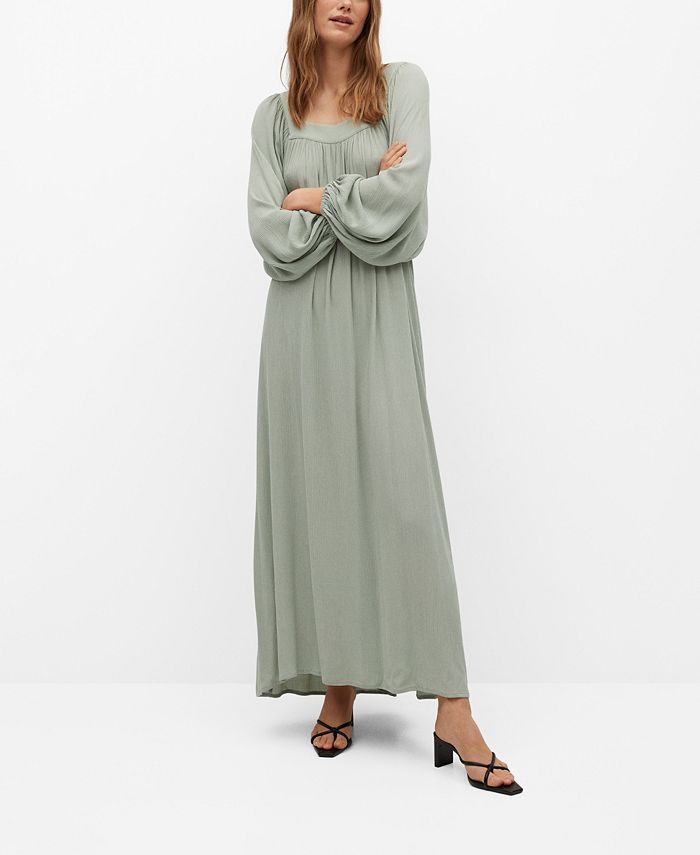 MANGO Textured Flowy Dress Macy s