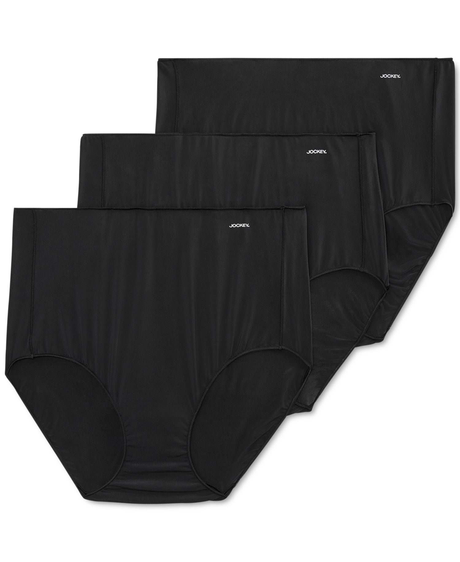 Womens' 3-Pk. No Panty Line Promise® Tactel® Brief Underwear 1877