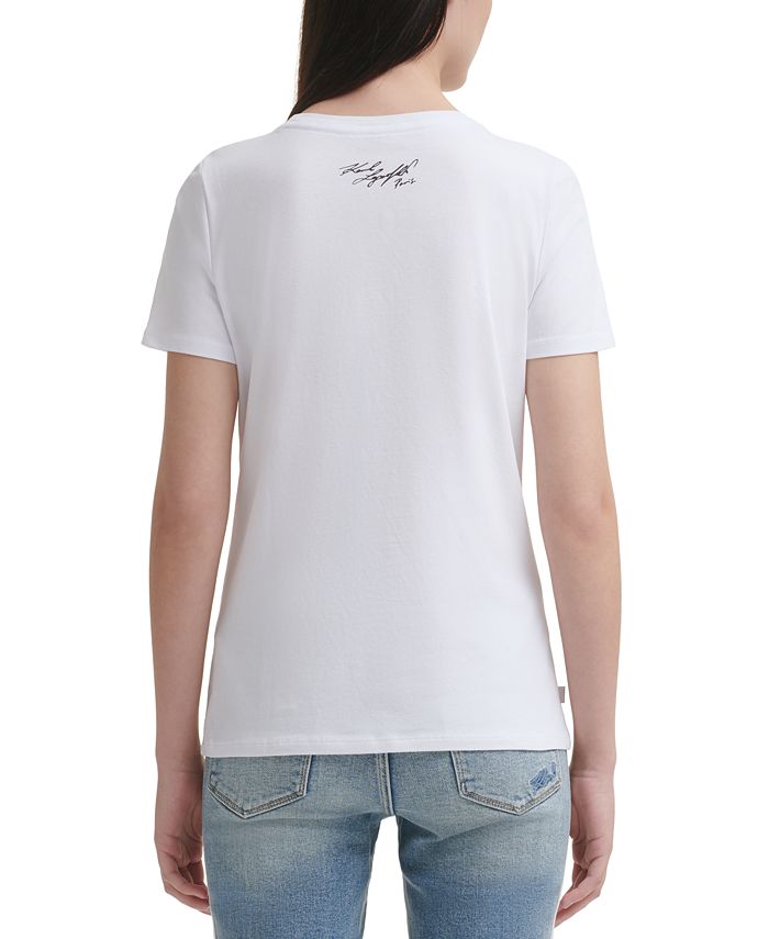 Karl Lagerfeld Paris The Anniversary Embellished T-Shirt & Reviews ...
