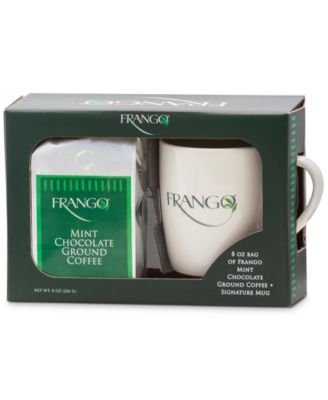 Frango Chocolates - Mint Chocolate Flavored Coffee & Mug Gift Set