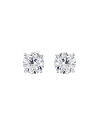 Effy Diamond (2 ct. t.w.) Stud Earrings in 14k White Gold