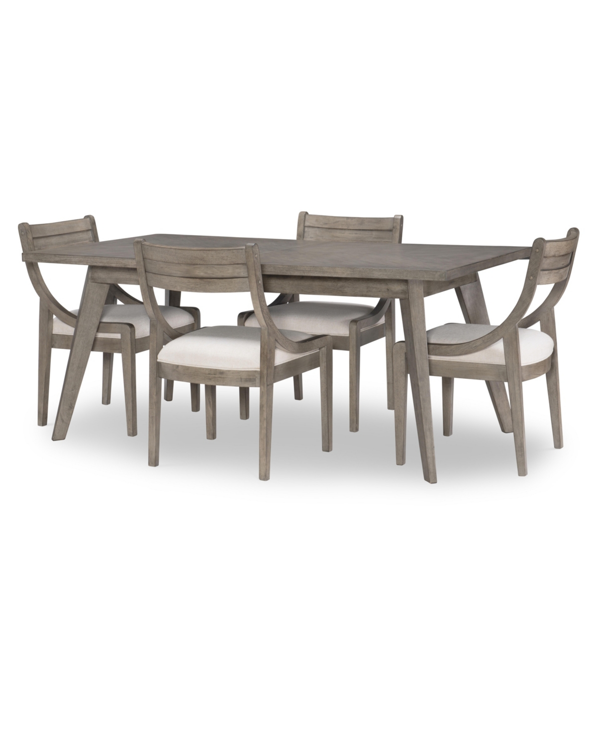 Macy's Greystone Ii 5pc Dining Set (rectangular Table & 4 Side Chairs)