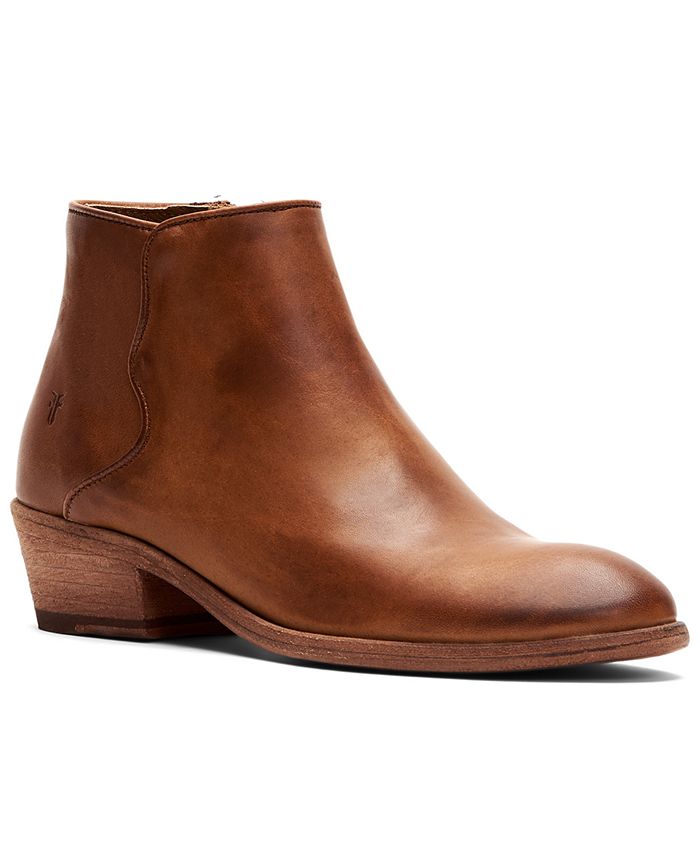 frye carson piping bootie reviews