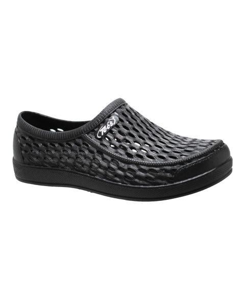 Женские сабо Tecs 4" Relax Aqua Garden, цвет: Чёрный