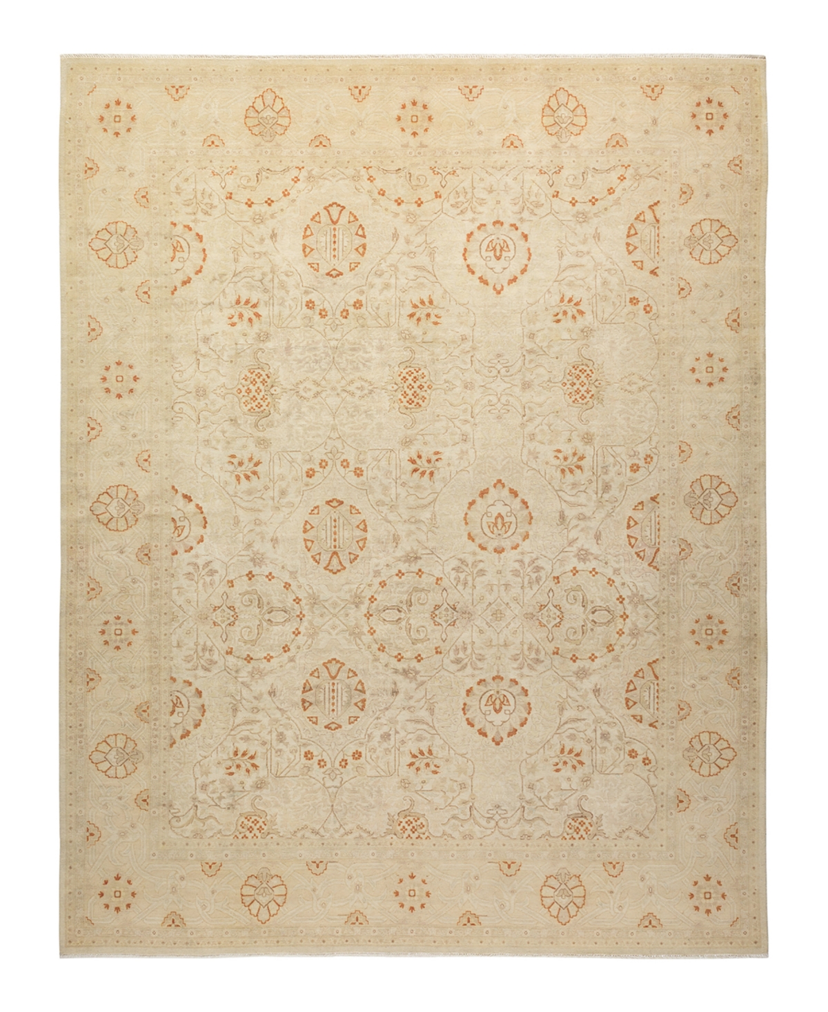 Closeout! Adorn Hand Woven Rugs Mogul M1695 8'1in x 10'2in Rectangle Area Rug - Ivory