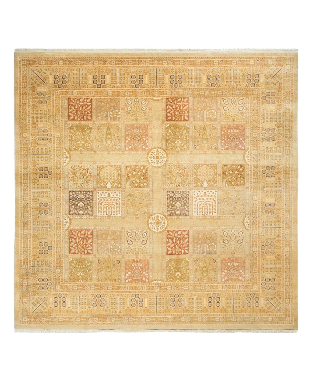 Closeout! Adorn Hand Woven Rugs Mogul M1656 8'2in x 8'2in Area Rug - Sand