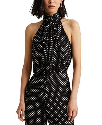Ralph lauren discount polka dot jumpsuit