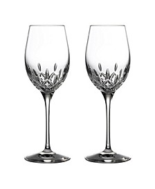 Lismore Essence White Wine Glasses 14 Oz, Set of 2