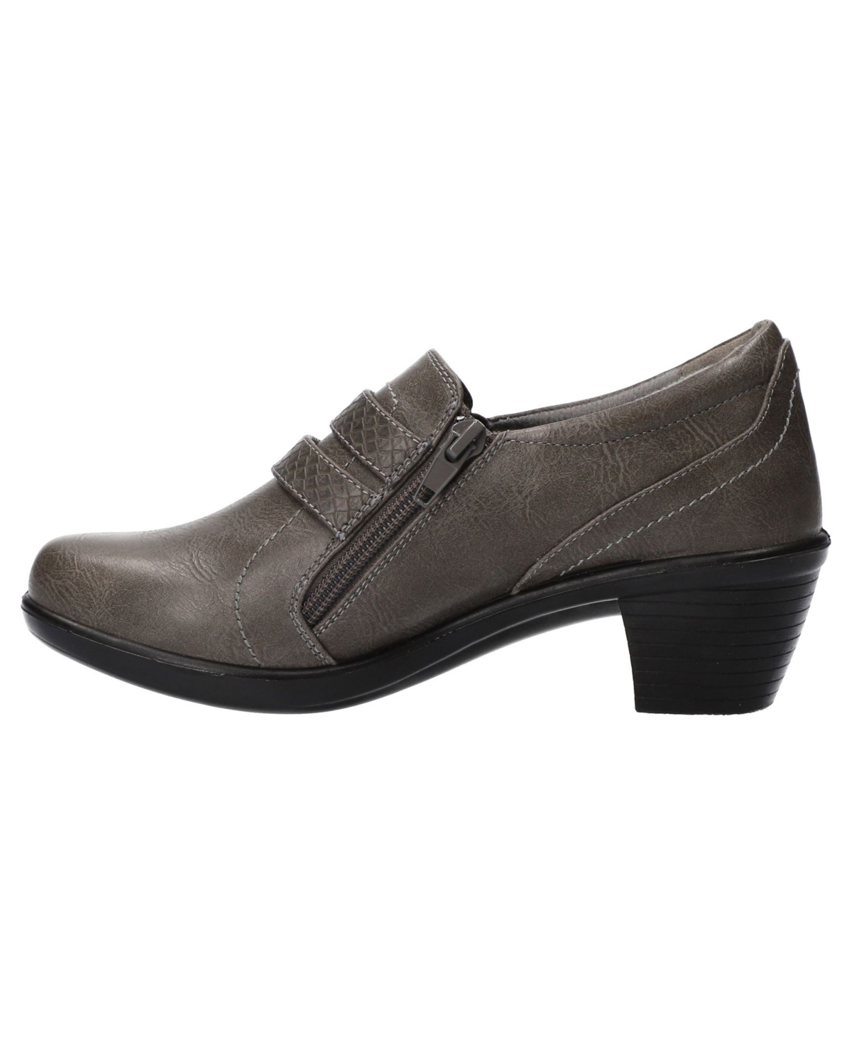 Easy Street Women s Stroll Comfort Shooties Gray Smart Closet