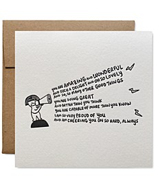 Cheering You On Greeting Card