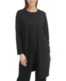 French Terry Long Cardigan, Regular & Petite Sizes