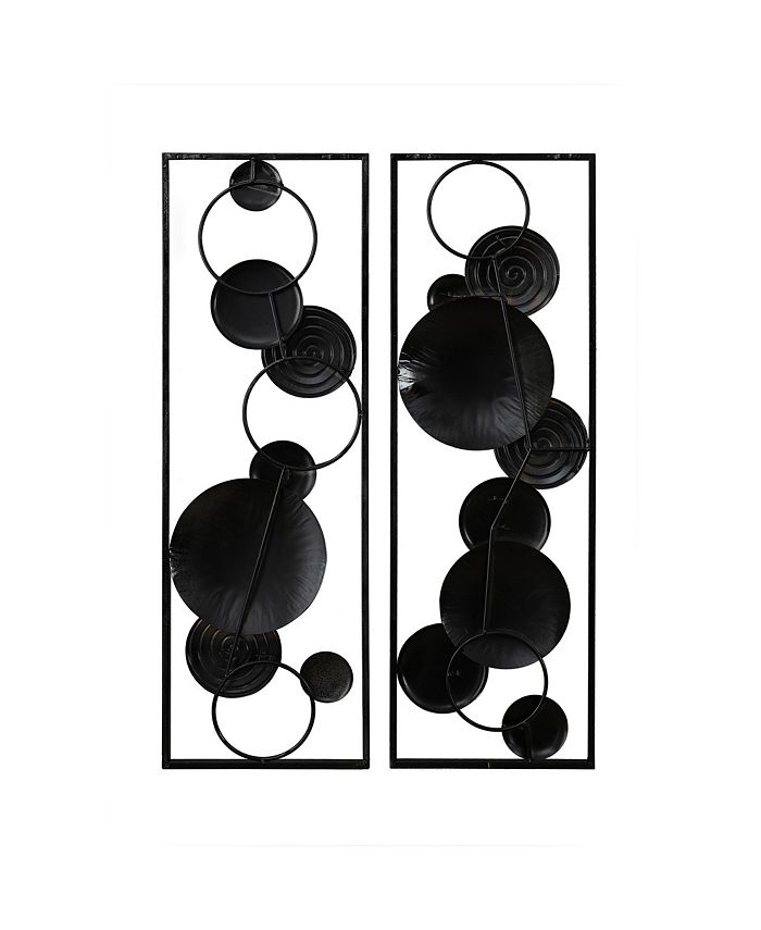 Luxen Home 2 piece Abstract Metal Wall Panels Macy's