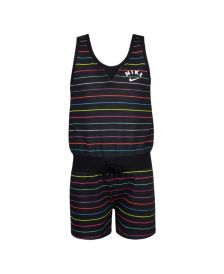 Little Girls Striped Romper