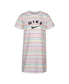 Little Girls Striped T-shirt Dress