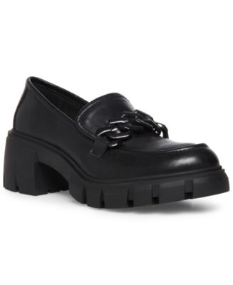Madden Girl Hoxton Chain Lug Sole Loafers & Reviews - Flats - Shoes ...