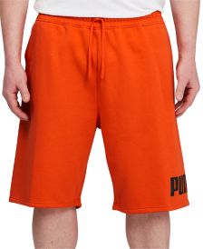 Men's Big & Tall Regular-Fit Logo-Print 10" Fleece Shorts