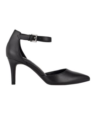 Women's Ginata D'Orsay Ankle Strap Pointed Toe Pumps