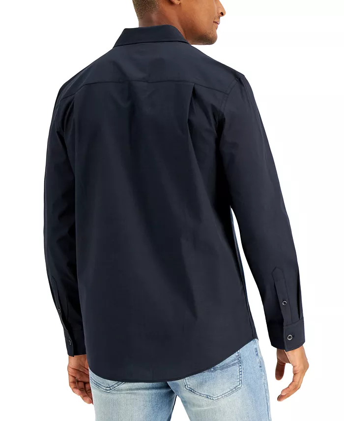 Men's Regular-Fit Solid Shirt - thumbnail 2