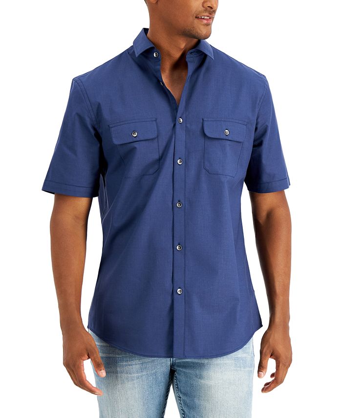 Alfani Men's Warren Shirt, Created for Macy's & Reviews - Casual Button ...