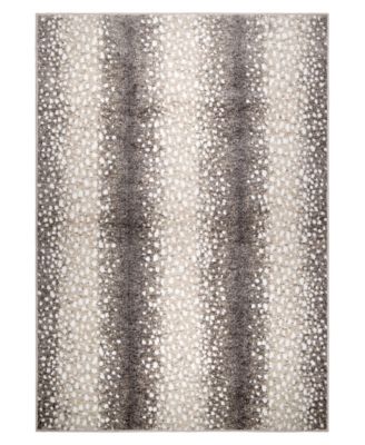 Palmetto Living Skins Gazelle Area Rug In Charcoal