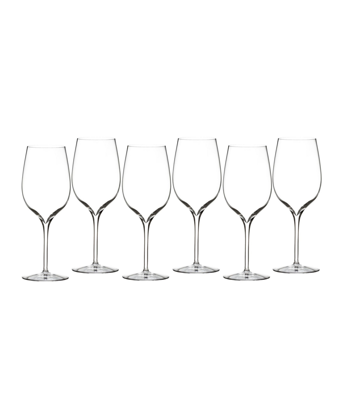Shop Waterford Elegance Wine Tasting Party Glasses 15 Oz, Set Of 6 In Clear