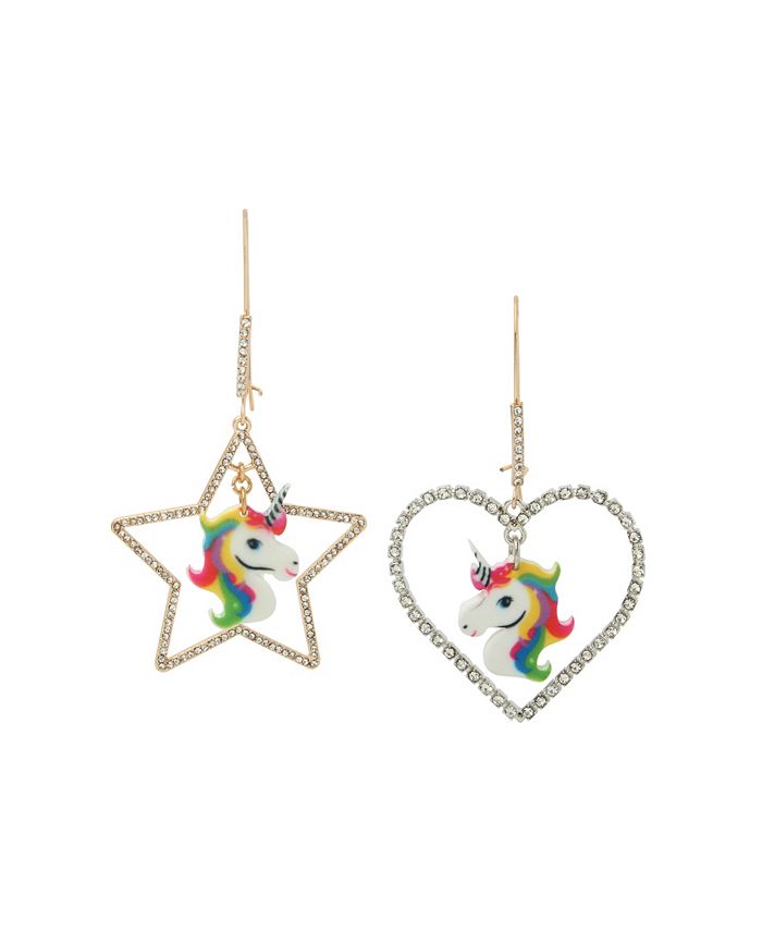Betsey johnson outlet unicorn earrings