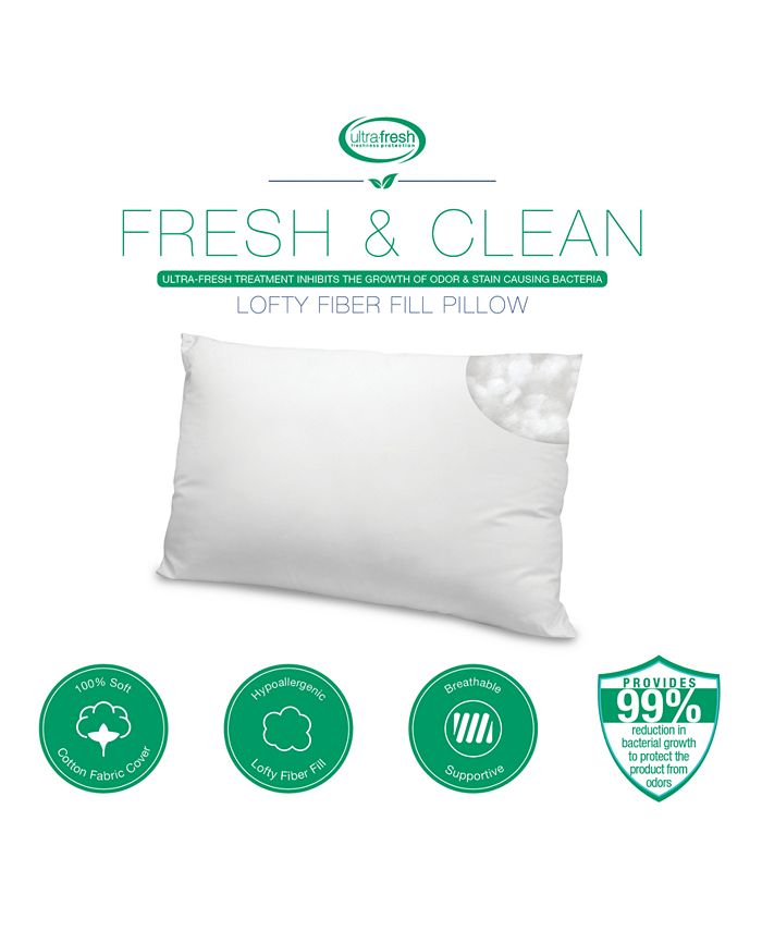 BioPEDIC 2 Piece Fresh and Clean Pillow with UltraFresh Treated Fiber