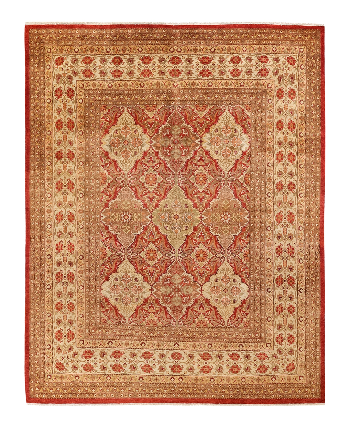 Closeout! Adorn Hand Woven Rugs Mogul M1605 8'2in x 10'6in Area Rug - Rust
