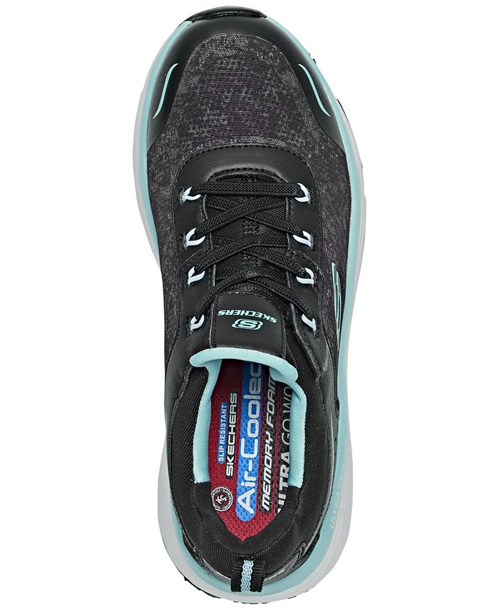 Skechers Womens Work Relaxed Fit Max Cushioning Elite Slip Resistant Rastip Work Sneakers 9673