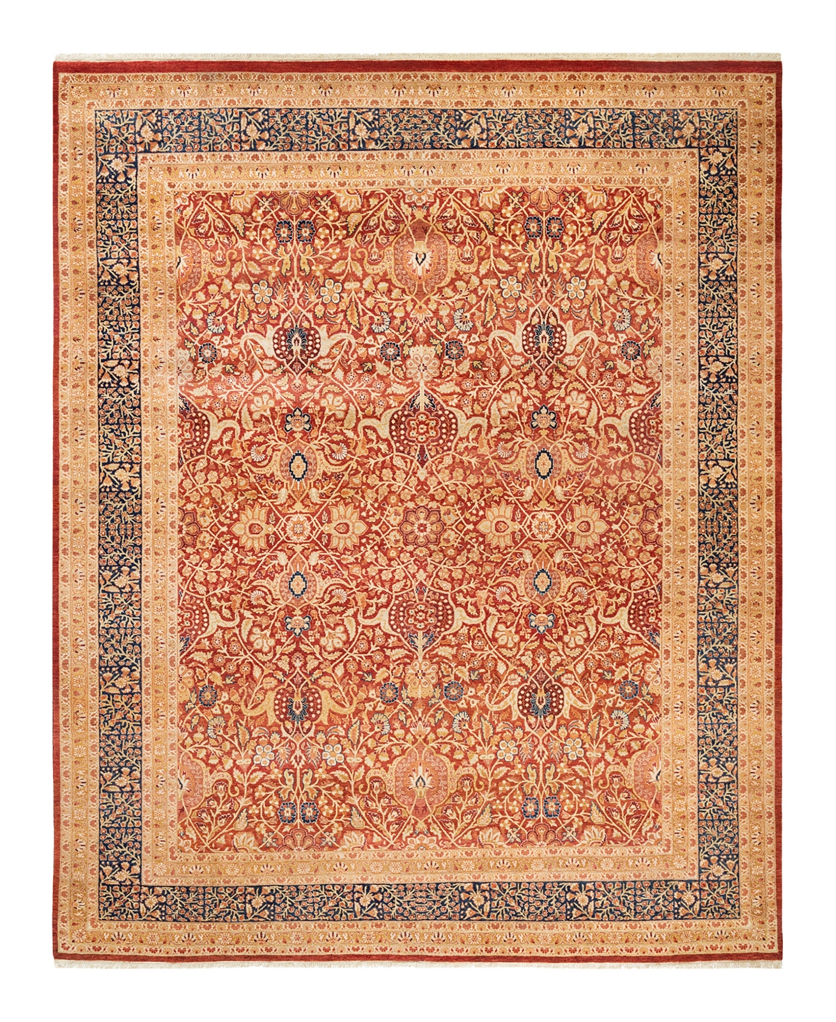 Closeout! Adorn Hand Woven Rugs Mogul M1598 8'4in x 10'5in Area Rug - Rust