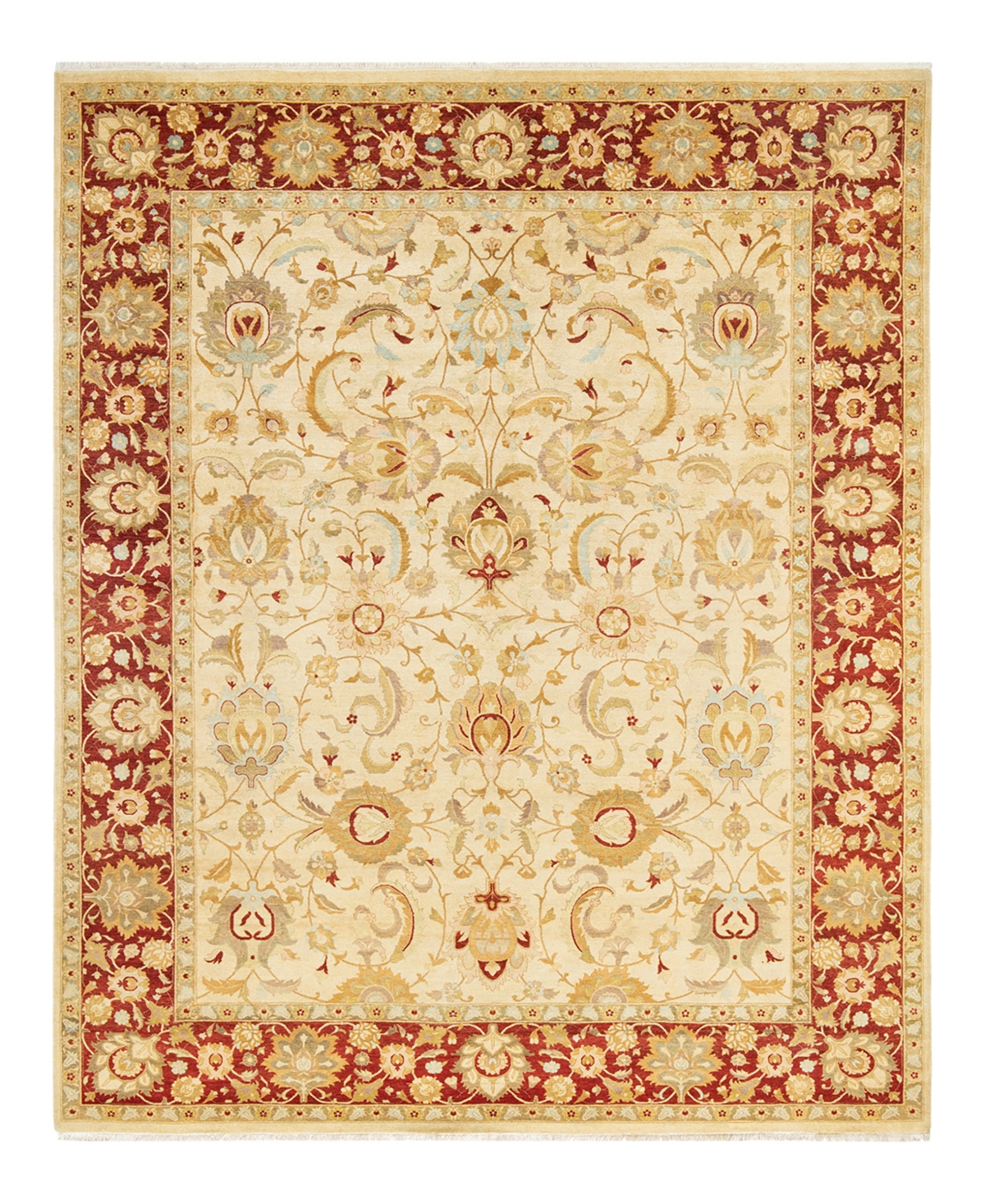 Closeout! Adorn Hand Woven Rugs Mogul M1598 8'4in x 10'3in Area Rug - Ivory