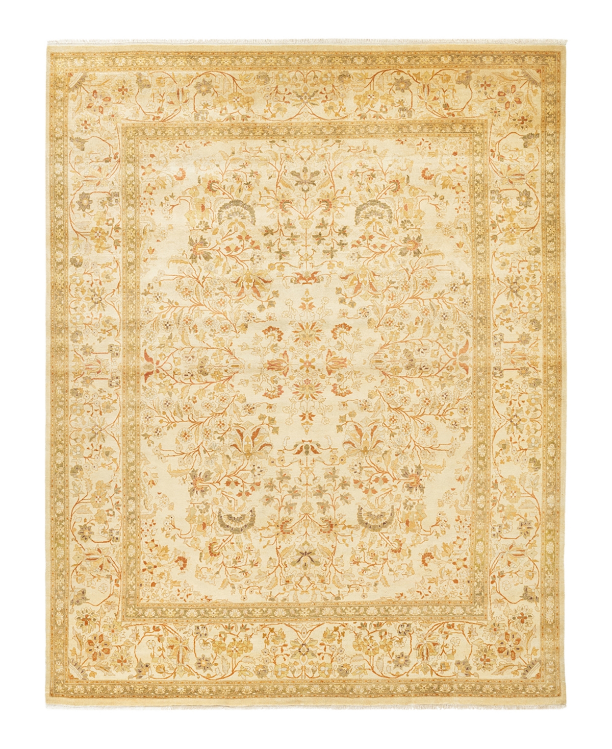 Closeout! Adorn Hand Woven Rugs Mogul M1598 8'2in x 10'5in Area Rug - Ivory