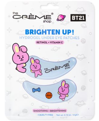 The Crème Shop - BT21 Brighten Up! Cooky Smoothing & Brightening Hydrogel Under Eye Patches, 4-Pk.