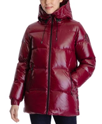 michael kors hooded puffer coat