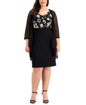 plus size embroidered jacket