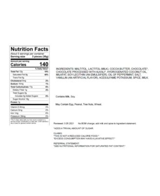 Frango Chocolates 1/3 LB Sugar-Free Mint Box of Chocolates