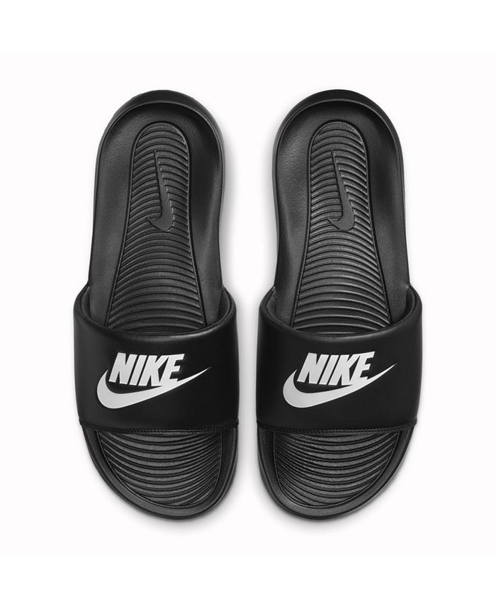 Fremmedgørelse Distraktion Fugtig Nike Men's Victori One Slide Sandals from Finish Line - Macy's