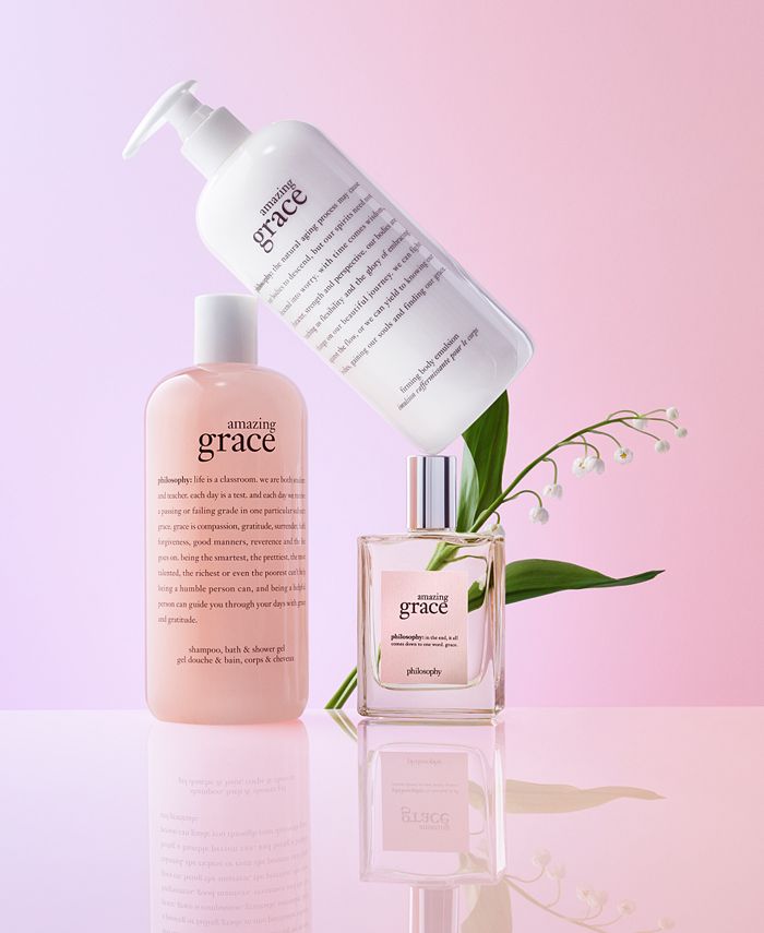 philosophy amazing grace 3in1 shampoo, shower gel and bubble bath, 16