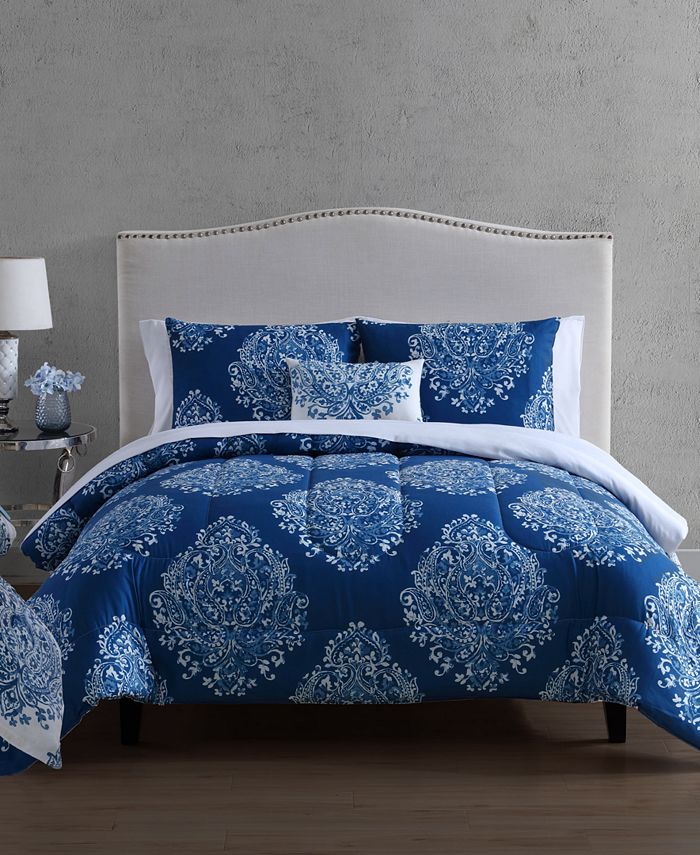 Hallmart Collectibles Chandelier 12Pc Queen Reversible Comforter Set