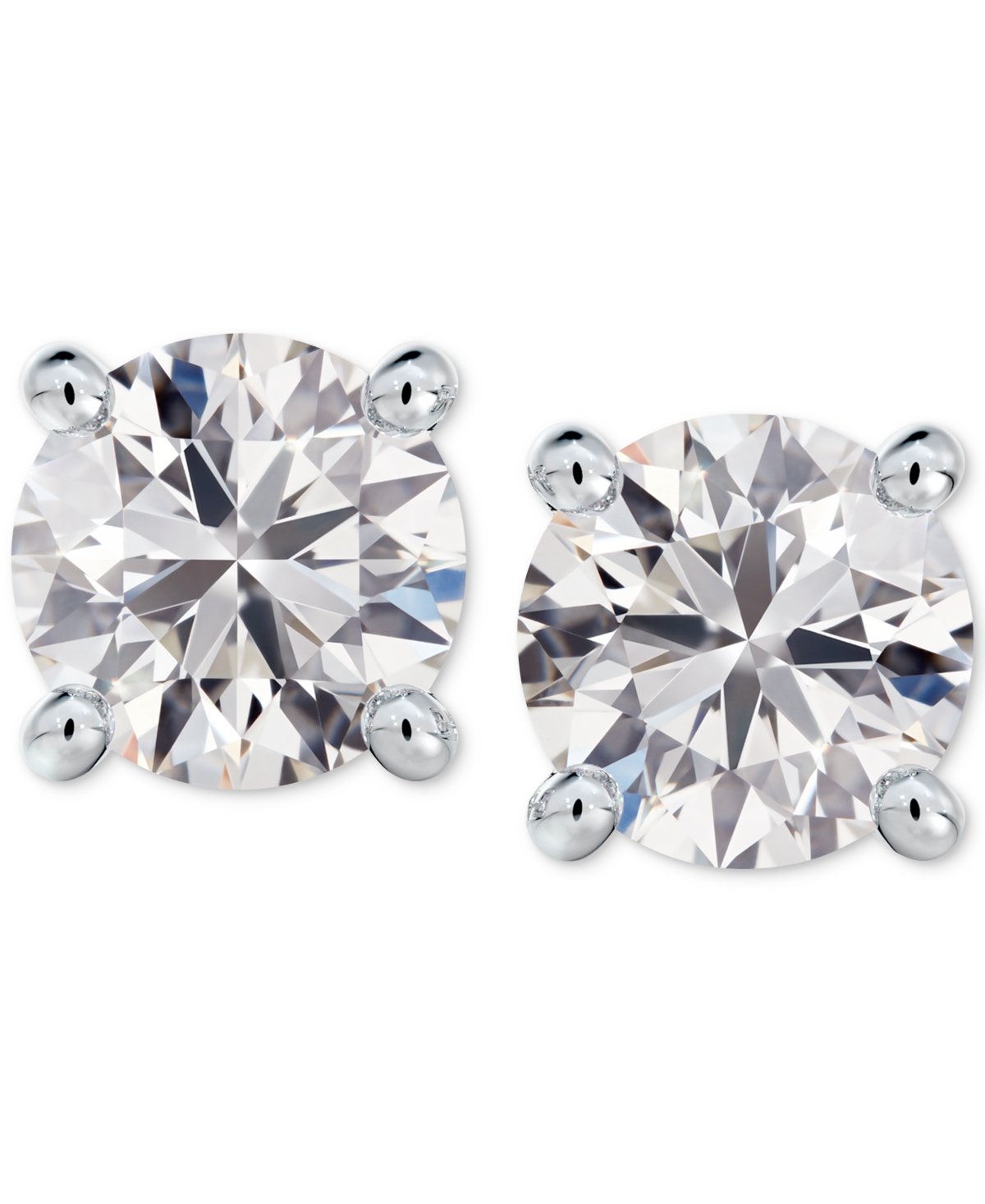 Portfolio by De Beers Forevermark Diamond Stud Earrings (1 ct. t.w.) in 14k White or Yellow Gold - White Gold