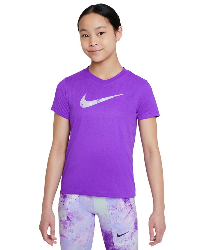 Nike Big Girls Magic Swoosh T-Shirt & Reviews - Shirts & Tops - Kids ...