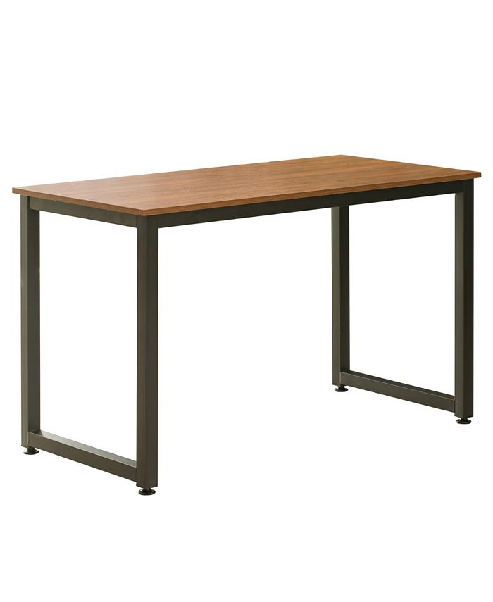 Basicwise Writing Desk Homes Office Table with Sturdy Frame - Macy's